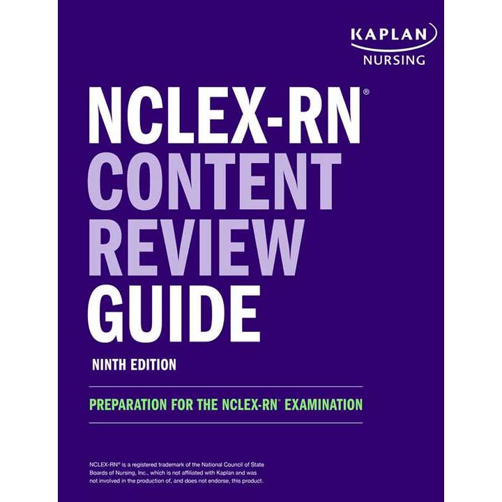 NCLEX-RN Content Review Guide by Kaplan Nursing for wholesale by Simon & Schuster