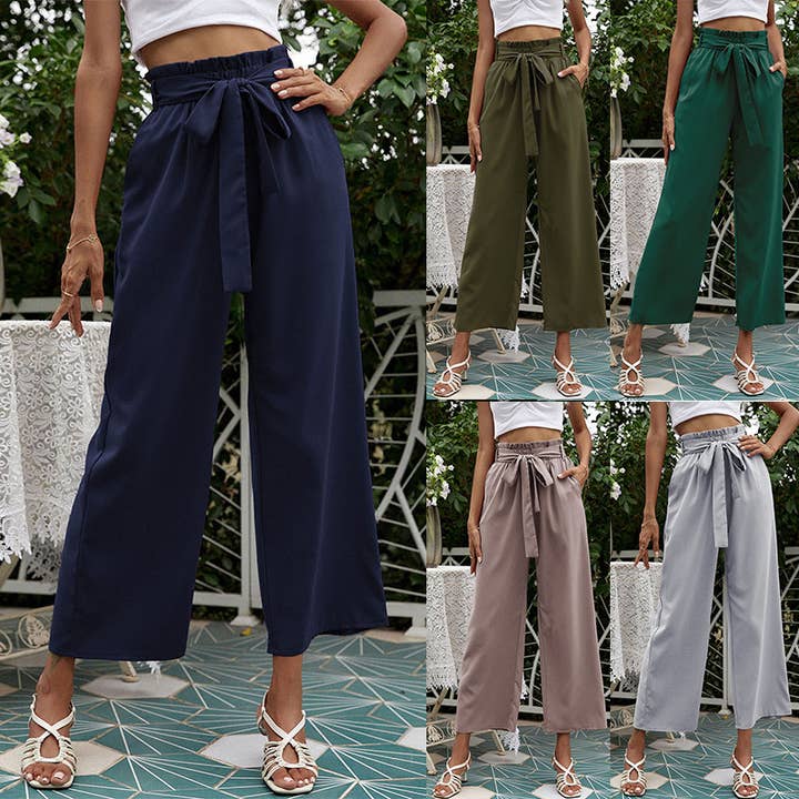 Effortless High-Waist Flare Pants for wholesale by onatorobi