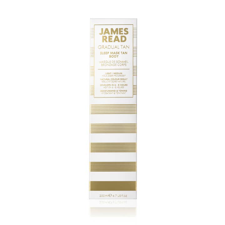 James Read Tan - Wholesale Self-Tanner - James Read Sleep Mask, Overnight Gradual Body Tan Gel, 200ml