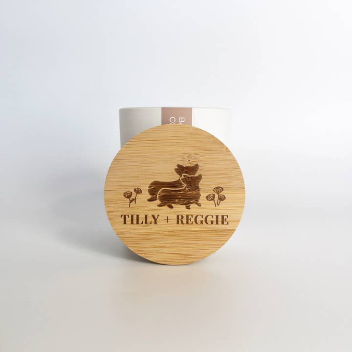 Tilly + Reggie - Wholesale Jar/Filled Candle - Soy Wax Candles | Classic Collection | Bamboo + Coconut1