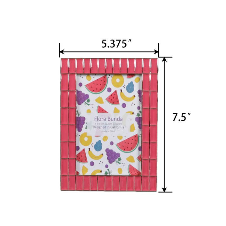 Flora Bunda Inc - Wholesale Picture frame - 4x6 Double Brick Wall Zinc Alloy Picutre Frame1