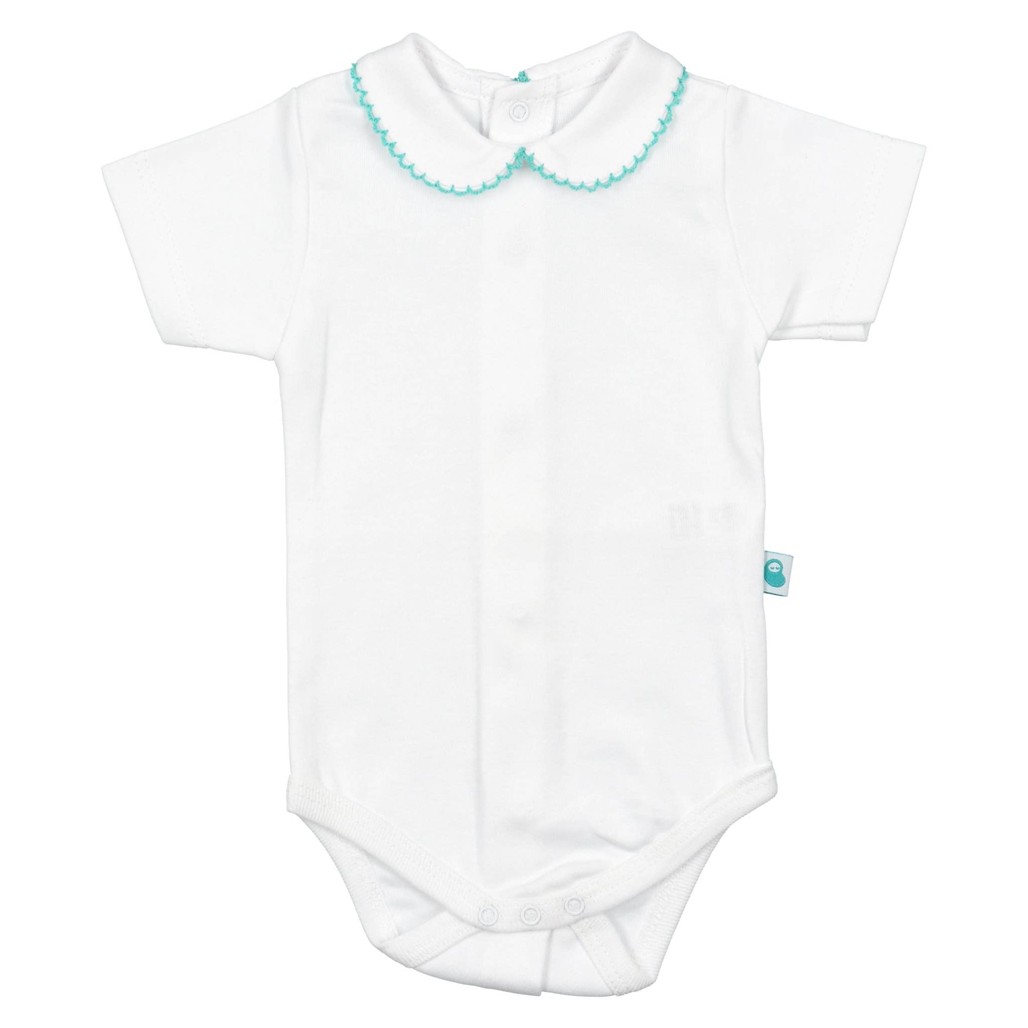 Bean Baby Clothes - Wholesale Bodysuit (Non-Footed) - Baby - Cotton Baby Bodysuit Onesie with Peter Pan Collar1