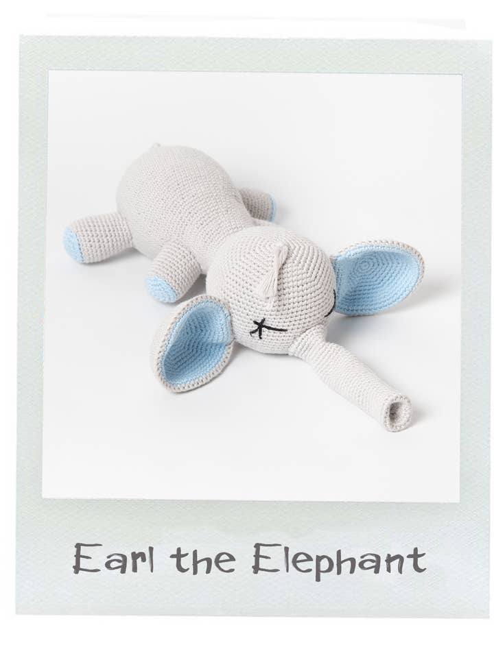 Elefant ekologisk bomull handstickade uppstoppade djur för wholesale av Cuddoll