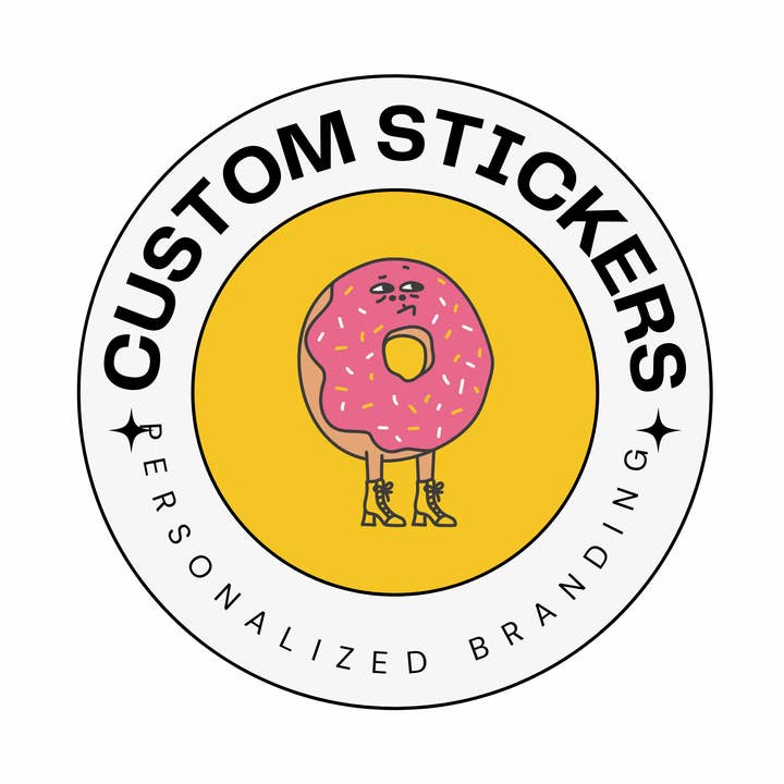 Unhinged Sticker Co. - Wholesale Sticker - Customized Branding Personalized Round Kiss Cut Sticker0