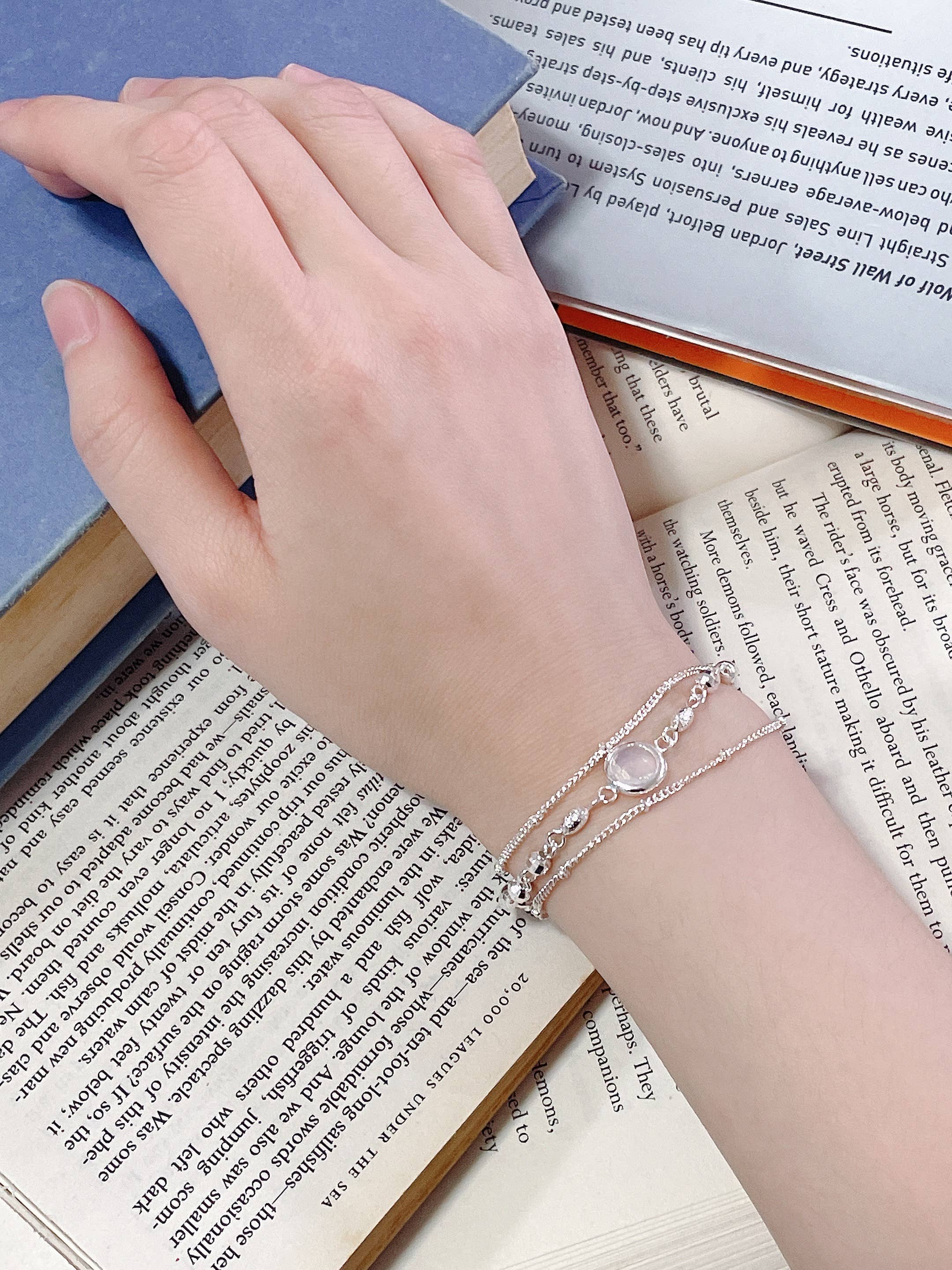 Zoey Simmons - Wholesale Bedelarmbandje - Moonstone Crystal Carolyn Armband - SF2