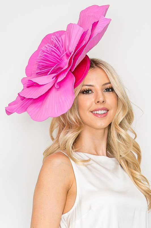 anbfashion - Wholesale Fascinator Hat - Women's - LIGHTWEIGHT CAMELLIA FLOWER FASCINATOR FLW30866