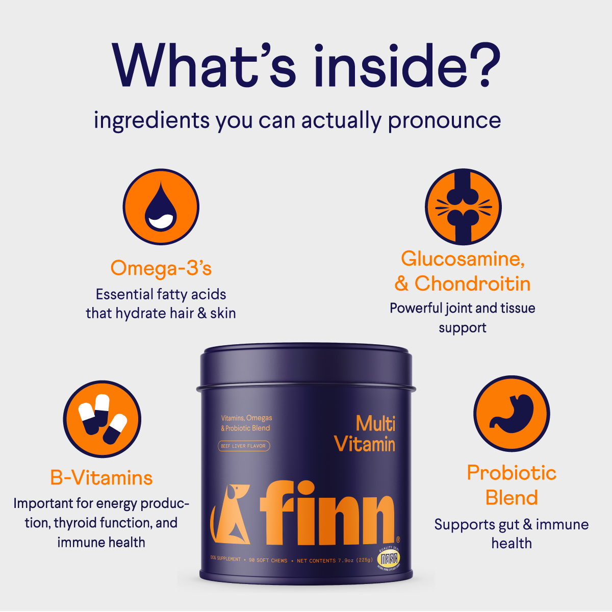 Finn - Wholesale Pet Supplement - Dog - Multivitamin3