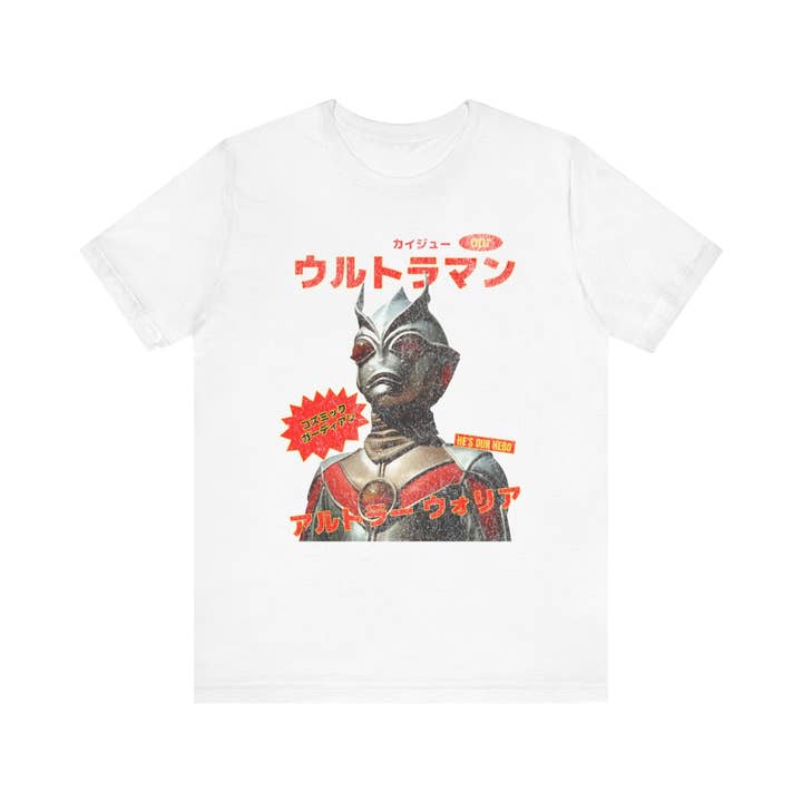 KILLER RETRO - Wholesale Screen Printed T-Shirt - Unisex - Vintage 70's Ultraman Kaiju Retro Graphic Tee.1