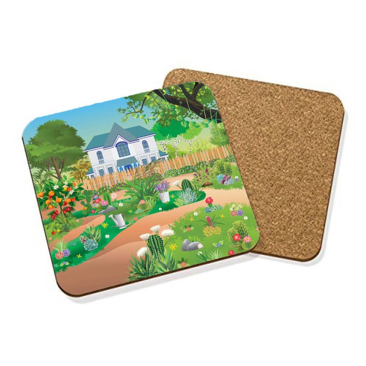 In My Garden Coaster Set for wholesale by Almcleary