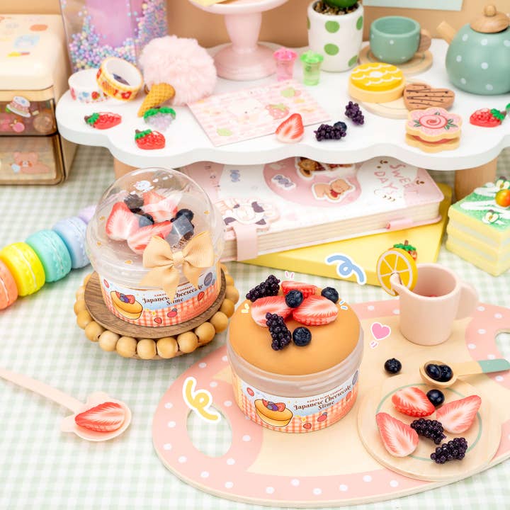 Kawaii Slime Company – Engroshandel Legeslim - Børn – Japanese Cheesecake Slime (4 stk. pr. kasse)3