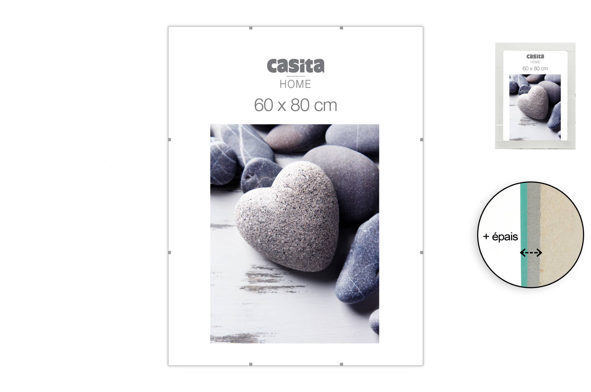 CP INTERNATIONAL - Wholesale Picture Frame - Frame 60 x 80 cm Plexi Top0