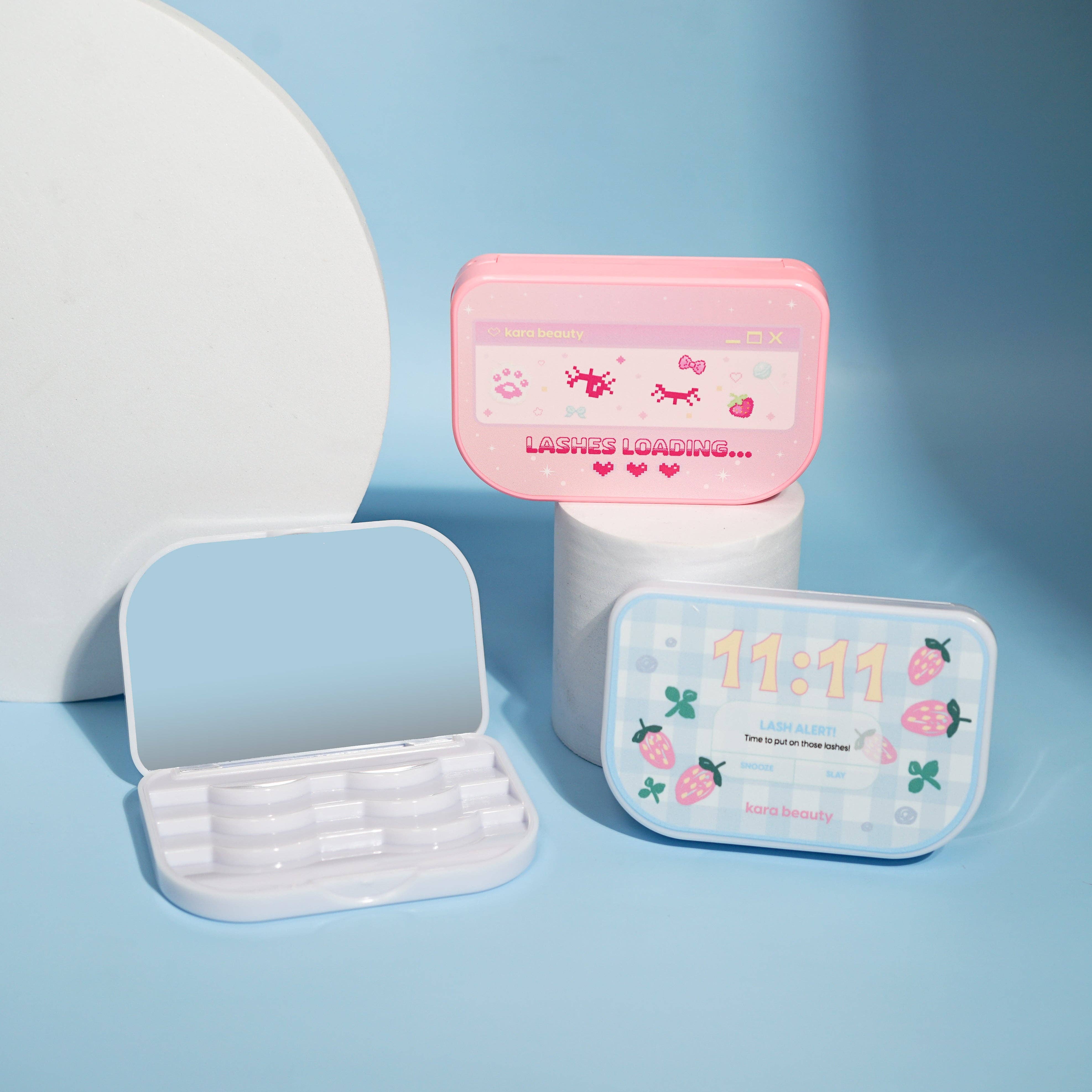 Kara Beauty - Vente Pinceaux de maquillage pour les yeux - ÉTUI À CILS - ALERTE À CILS !3