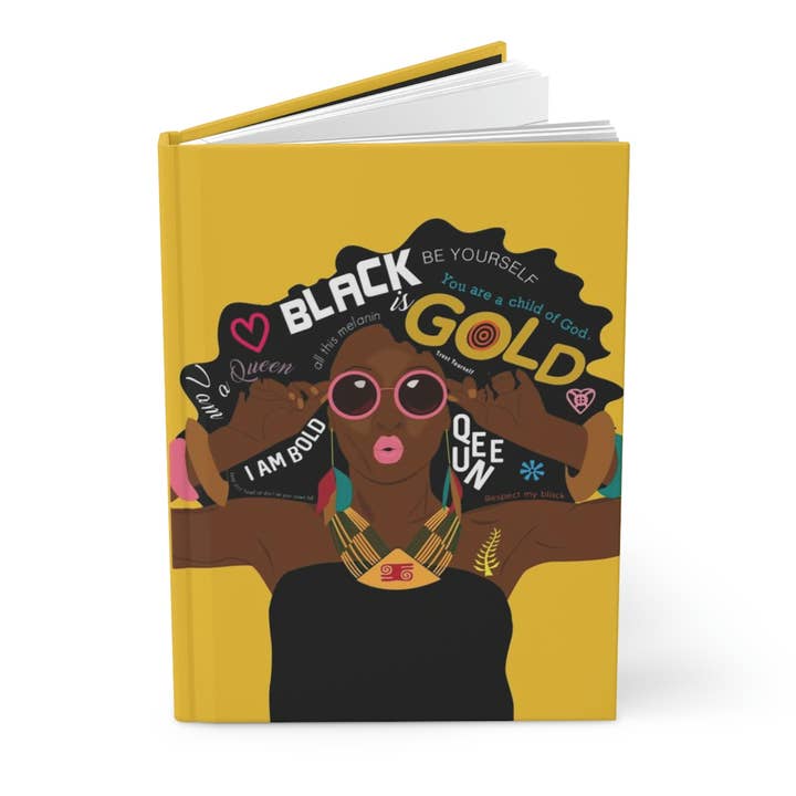 Caderno Mel de Pele Castanha por atacado de Black is Gold