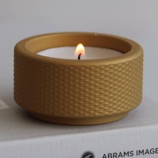 Porta Velas Light Chá - Dourado por atacado de Clemo and Finch