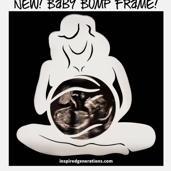 Marco de fotos de ultrasonido Baby Bump para venta al por mayor de Inspired Generations