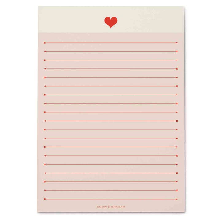 #NP254 Arrows notePAD for wholesale by Snow & Graham