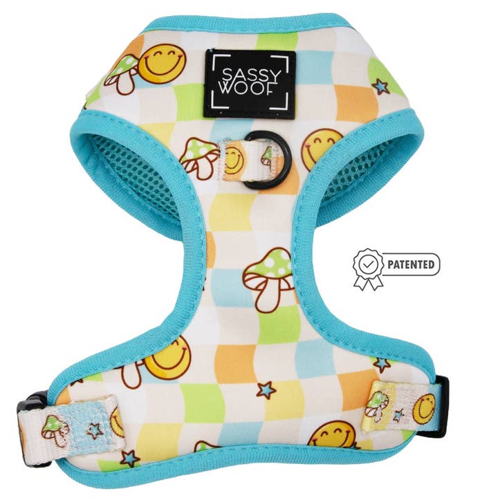 Dog Adjustable Harness - Mush Love (Spring) for wholesale by SASSY WOOF
