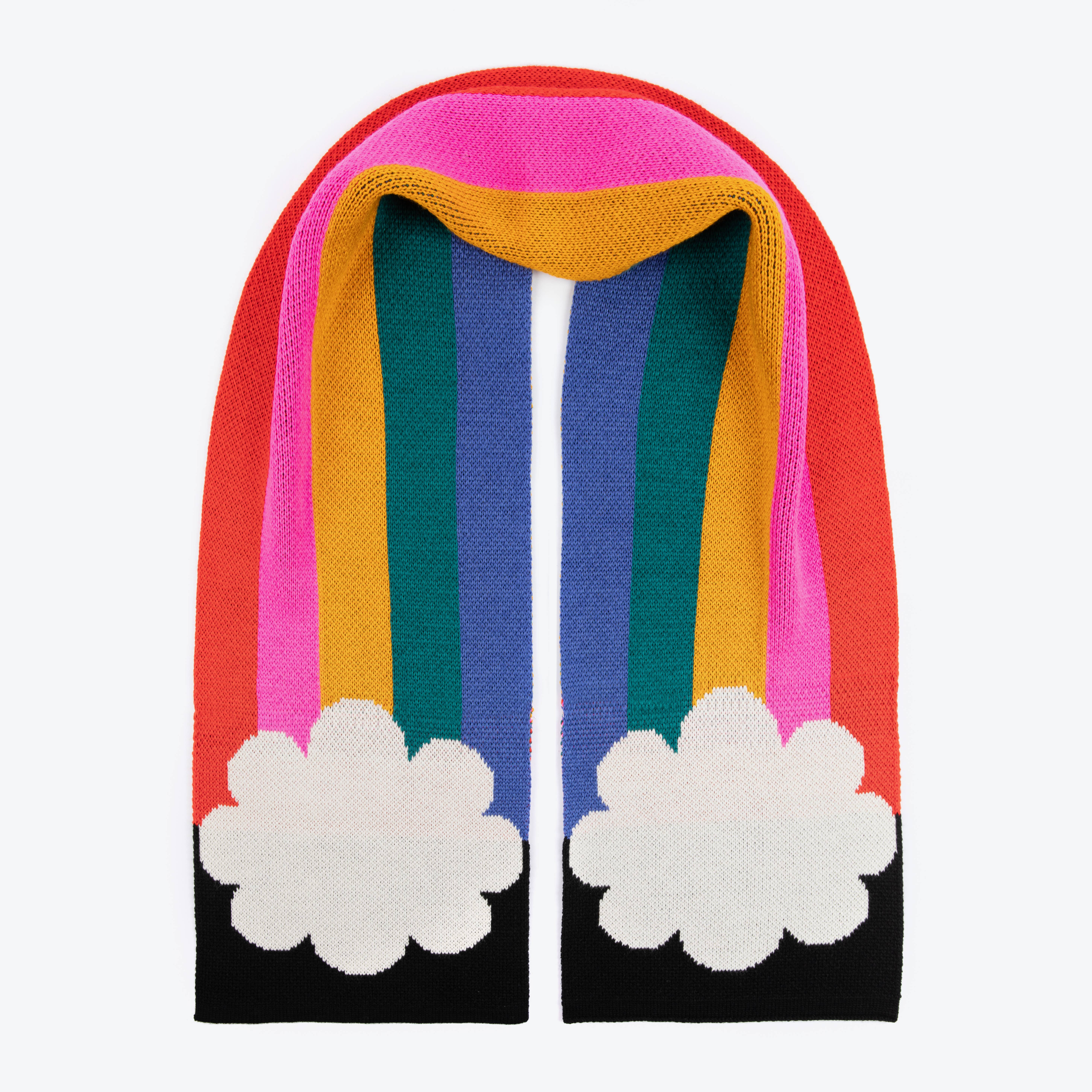 Miss PomPom - Wholesale Scarf – Women's - Rainbow Scarf X Tatty Devine • X-Large