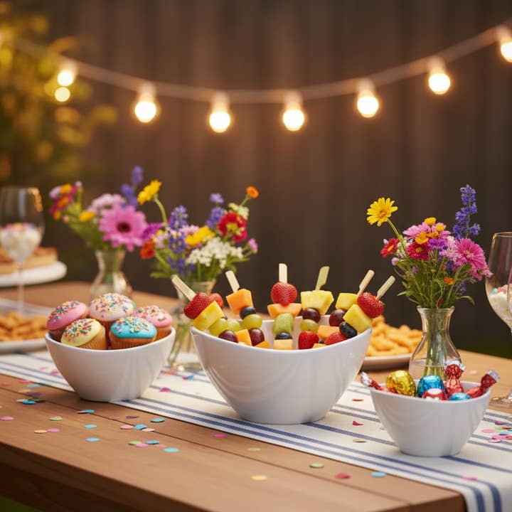 Handmade Ceramic Bowls – White Amorphous Design |  Serving & and other Purchase wholesale beaded bowl. Free returns & net 60 terms on Faire trending on Faire.