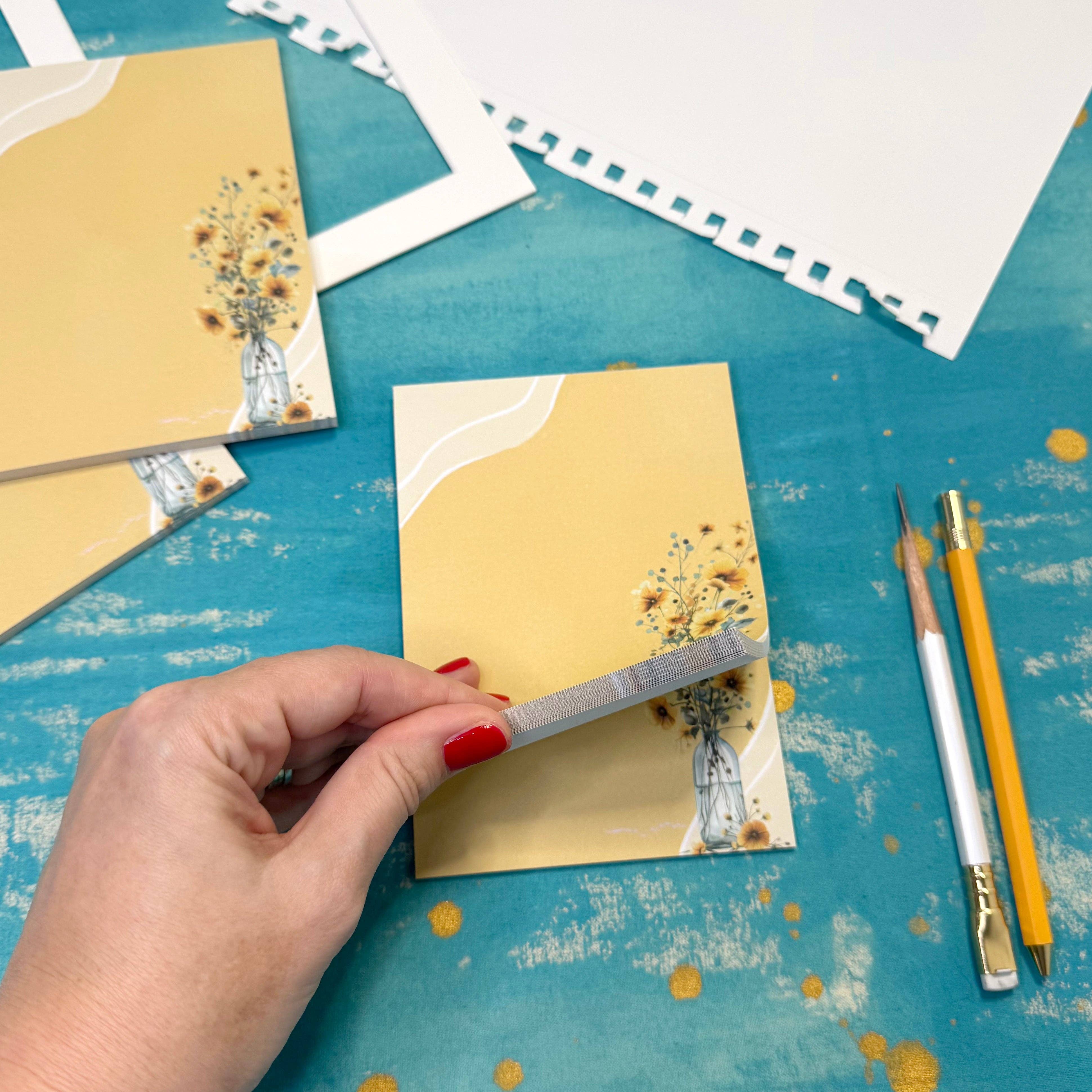 Art Bujo Boutique - Wholesale Notepad - Sunny Days  A6 Notepad – Aesthetic Stationery for Journaling, Planning & To-Do List2