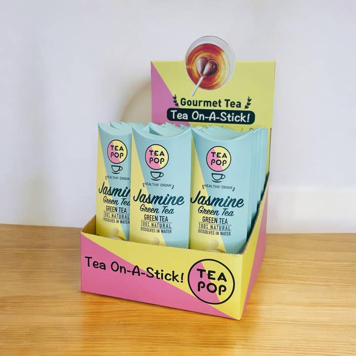 Northern Tea Company - Wholesale Health/Detox Tea - Jasmine Gourmet TEA on-a-stick! (20x sticks per tray)1