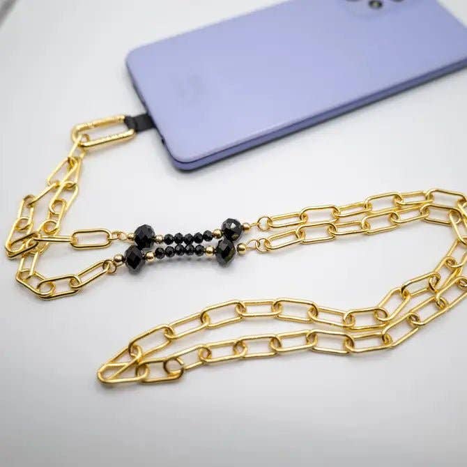 OE! - Vente Sangle pour étui à téléphone - CHAÎNES POUR TÉLÉPHONES PORTABLES - Plaquées or 18k5
