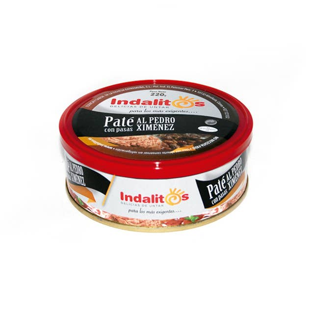 Indalitos – Peixe enlatado por atacado – Patê de Pedro Ximénez 250 g0