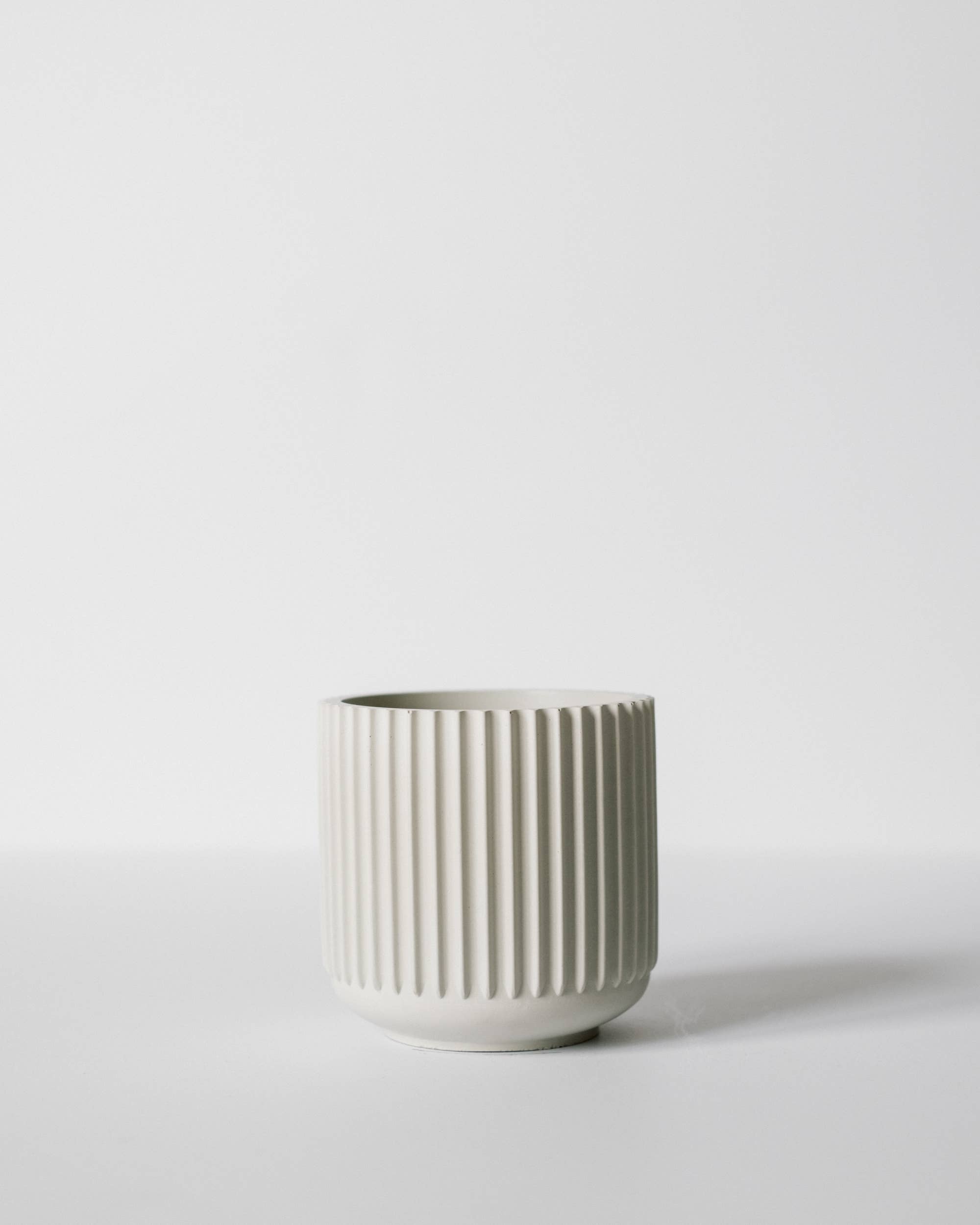 Concrete Days - Wholesale Vase - Short Ridged Vase0