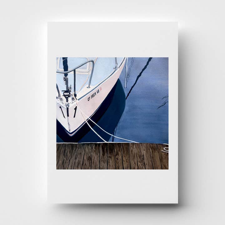 Impression Édition Limitée Catalina 22 pour la vente par Kelly Clause Art