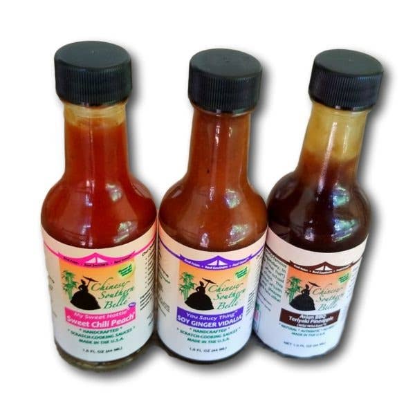 Asian Chef Mini-Trio Sauce Sampler Foodie Gift Set for wholesale by Global Hearth