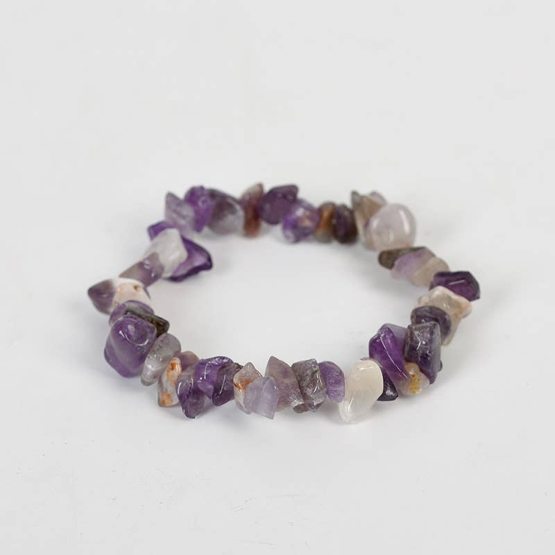 Mio Queena – wholesale Beaded bracelet – Women Natural Crystal Irregular Stone Bracelet - CS4