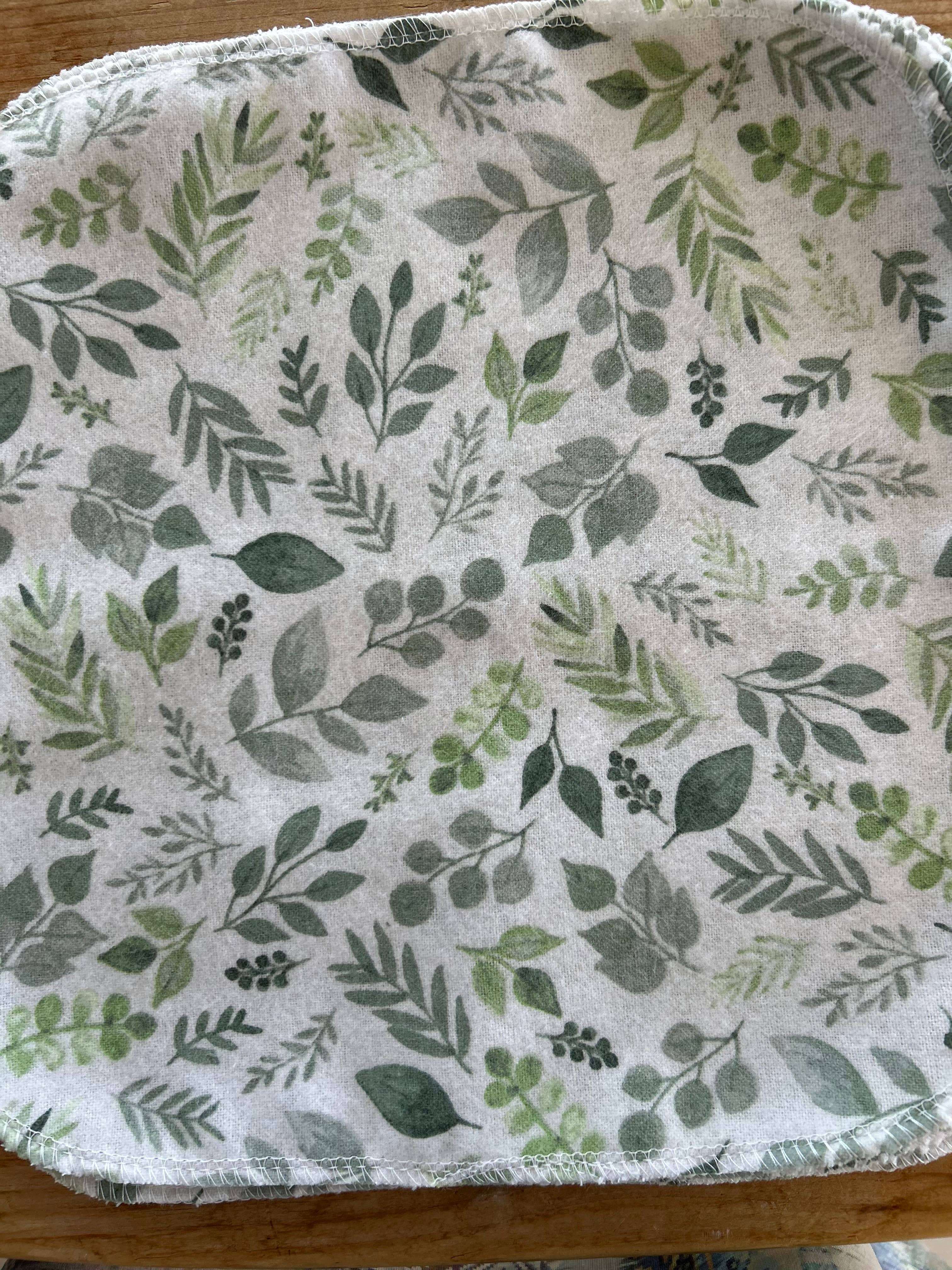 Olive Loom - Wholesale Dishcloth - Reusable Paper Towels - Sage leaves1