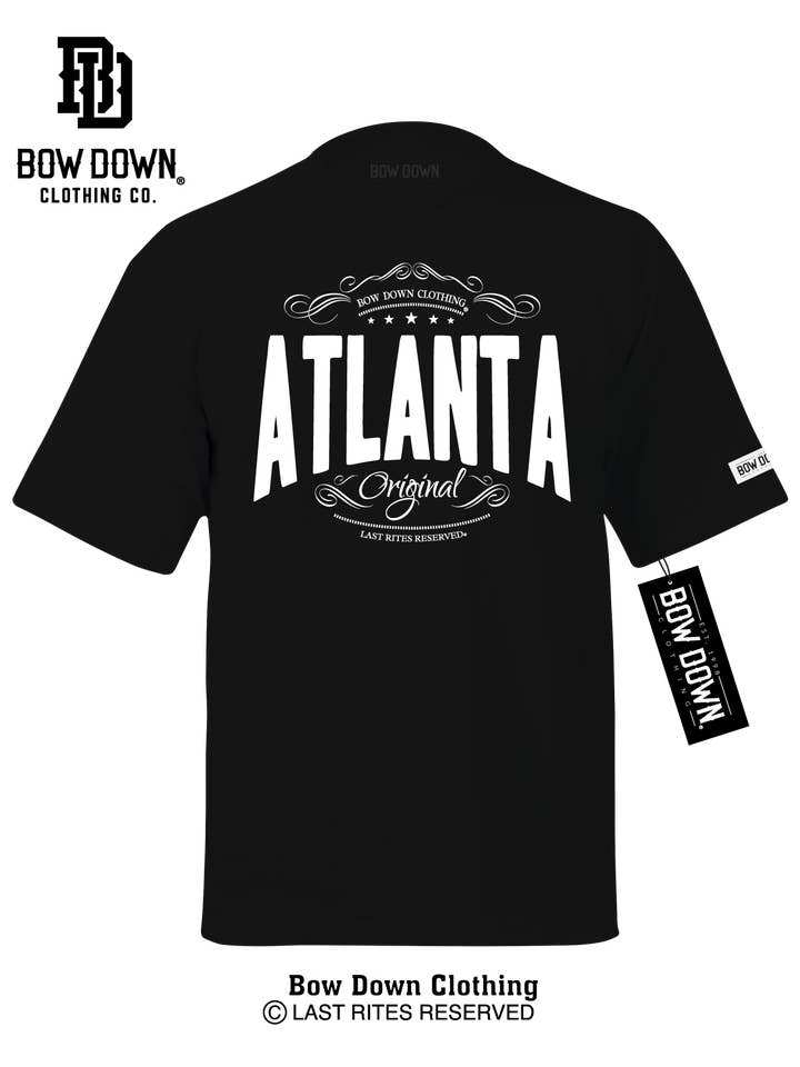 Timbro Atlanta per la vendita all'ingrosso da parte di Bow Down Clothing