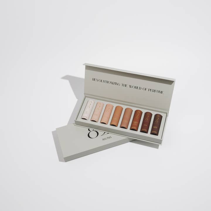 828 Aroma Inc. - Wholesale Solid Perfume - Solid Perfume Discovery Kit with Display Box2