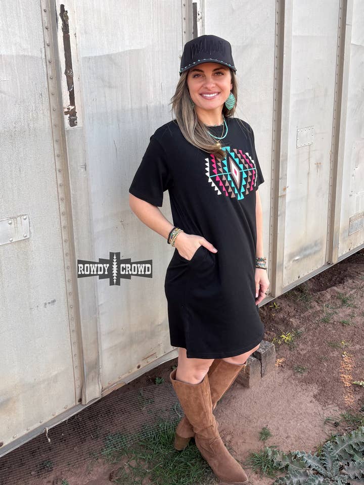 Robe Desert Rose pour la vente par Rowdy Crowd Clothing