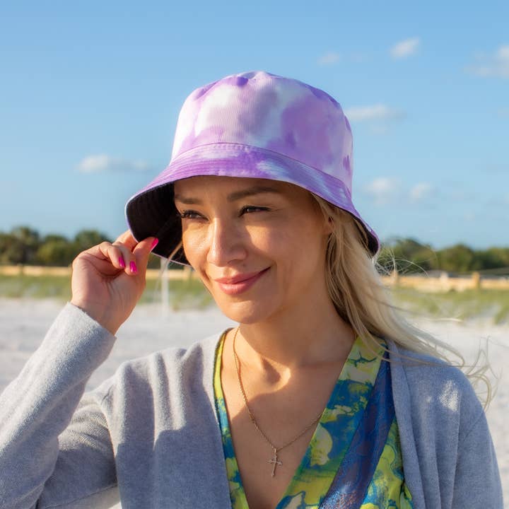 Lelaffet - Wholesale Vissershoedje - Dames - TIE DYE BUCKET HAT dames Zomerhoed Zonnehoed dames katoen10