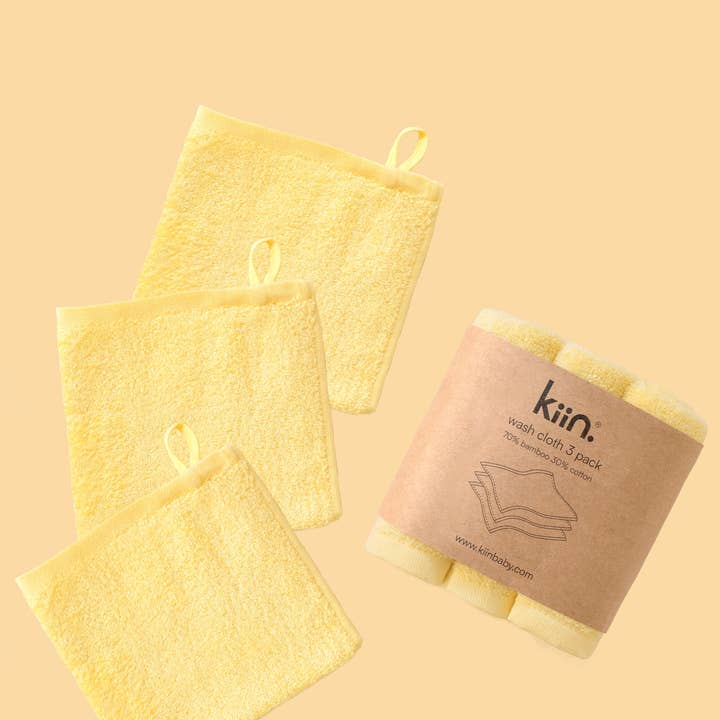 Kiin Baby - Wholesale Wash Cloth - Kids & Baby - Wash Cloths 3 Pack