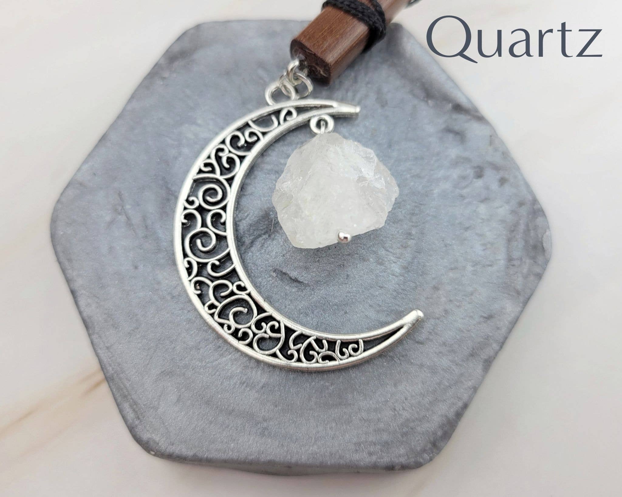 WonderLight Jewelry - Vendita all'ingrosso Forcine per capelli - Bastoncini per capelli Gemstone Moon - Moon/Wisdom1