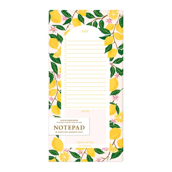 Paper Farm Press - Wholesale Notepad - Lemon Grove Market List Notepad2