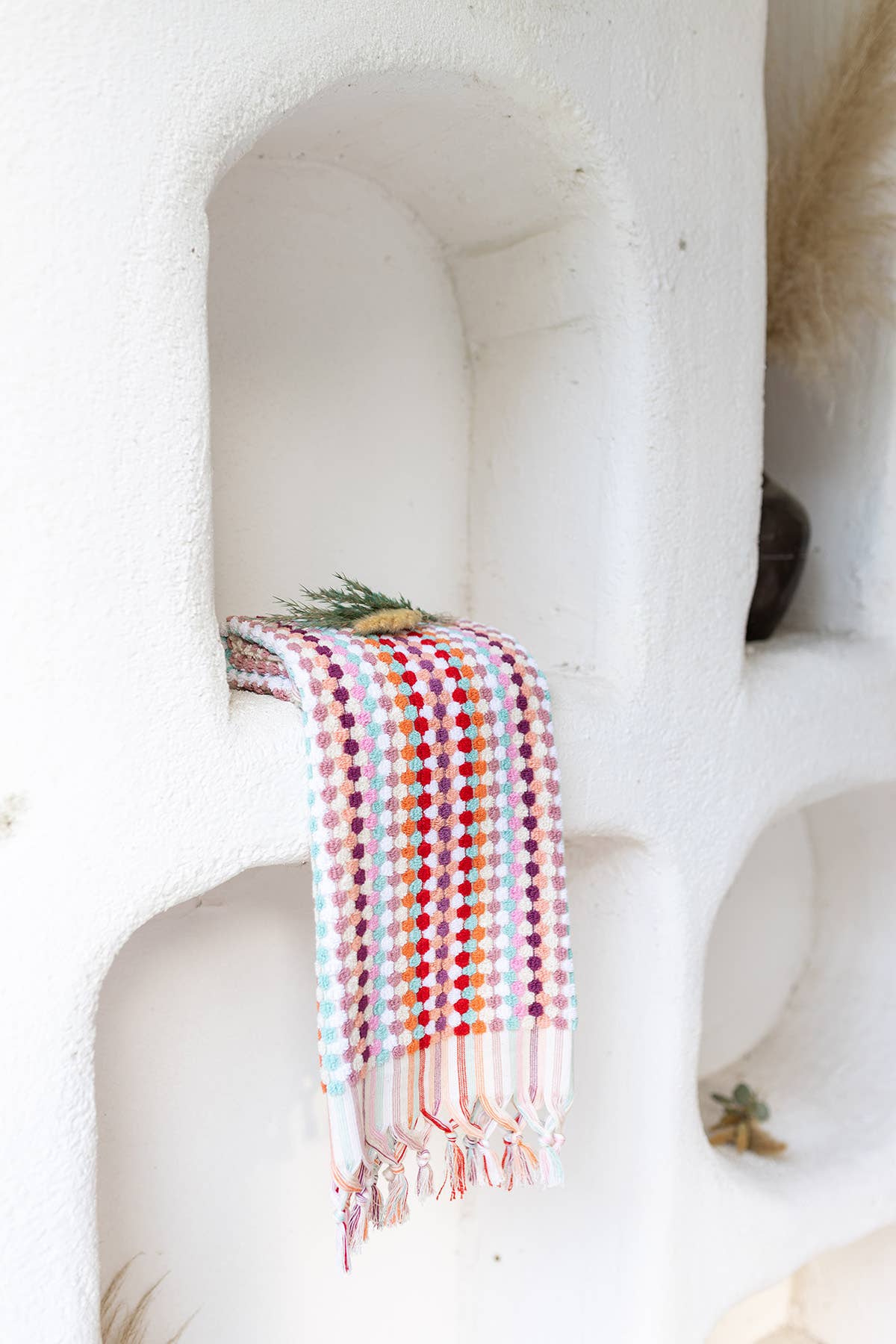 Kikoya - Wholesale Hand Towel - Pompom Bubble Handloomed Turkish Hand Towels farmhouse decor17