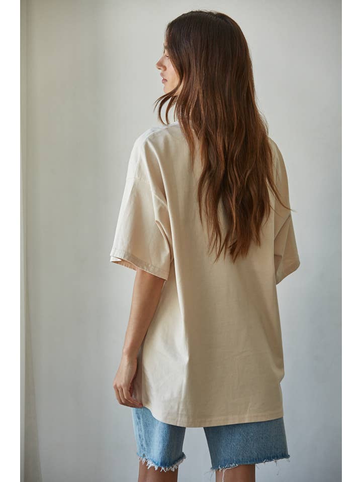 By Together - Wholesale Tunic - Women's - L8684 | Knit Cotton Drop Shoulder Oversized Top9