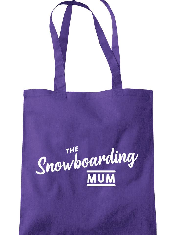 Snowboarding Mum mulepose A0215 for engroshandel hos Illustrated Identity