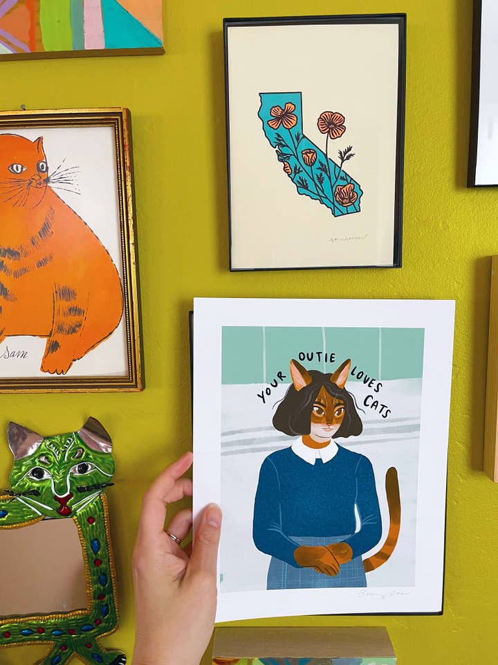 Miss Casey Cat 8x10 mattes Druck für den Großhandel von Bunny Dee