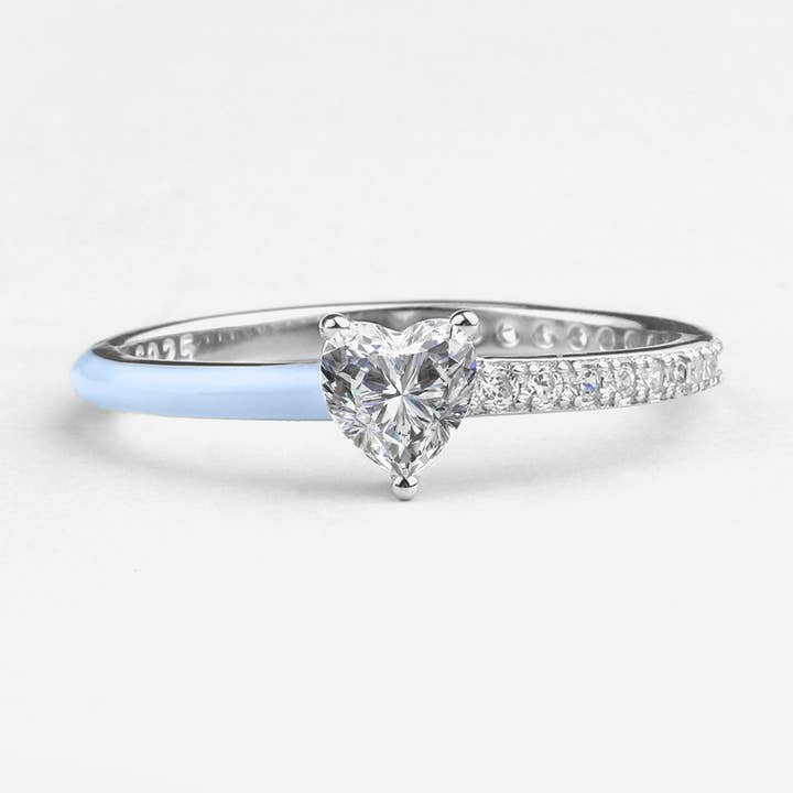 Self Reminder - No One Is You And That Is Your Power Half Enamel Ring for wholesale by Mint & Lily