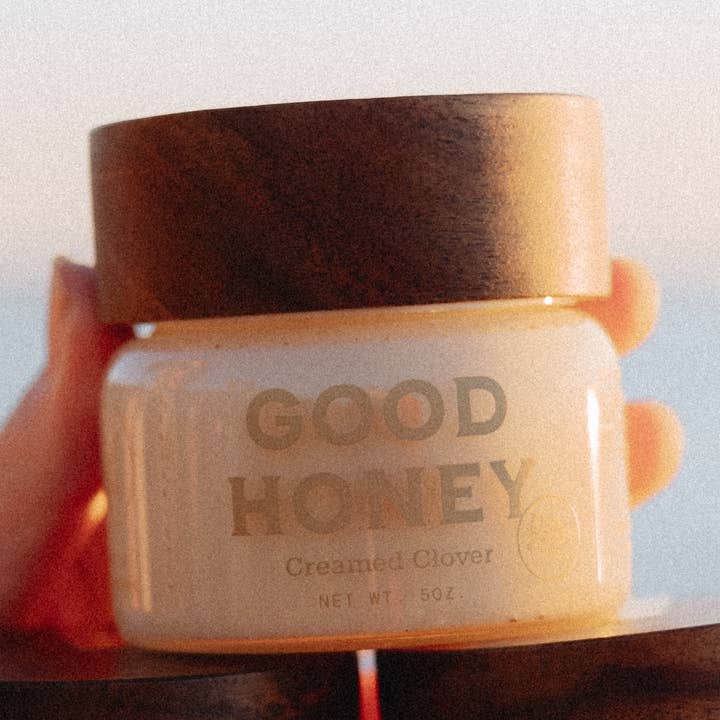 Good Honey - Wholesale Honey - 5oz Creamed Montana Clover Jars - Case of 12