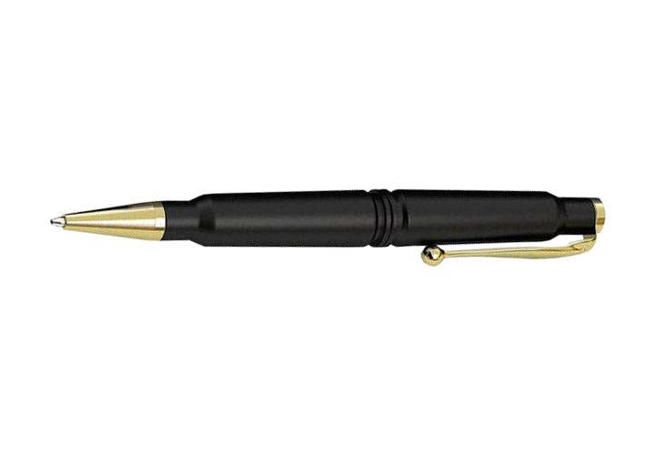 Old Southern Brass - Wholesale Pen - 308 Real Bullet Casing Refillable Twist Pen- Matte Black2