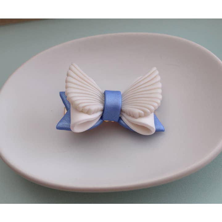 Sweets & Pearls – Großhandel Haarclip – Damen – Polymer Clay Pastell Engel Schleifen Haarspange3