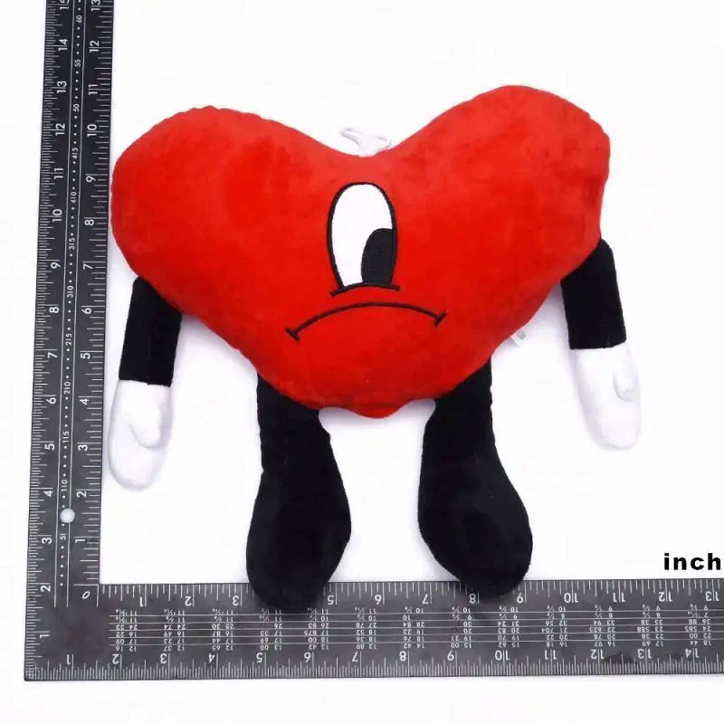 JSBlueRidge Toys - Wholesale Keychain - Unisex - Sad Heart Soft Plush Stocking Stuffer Keychain Toy2