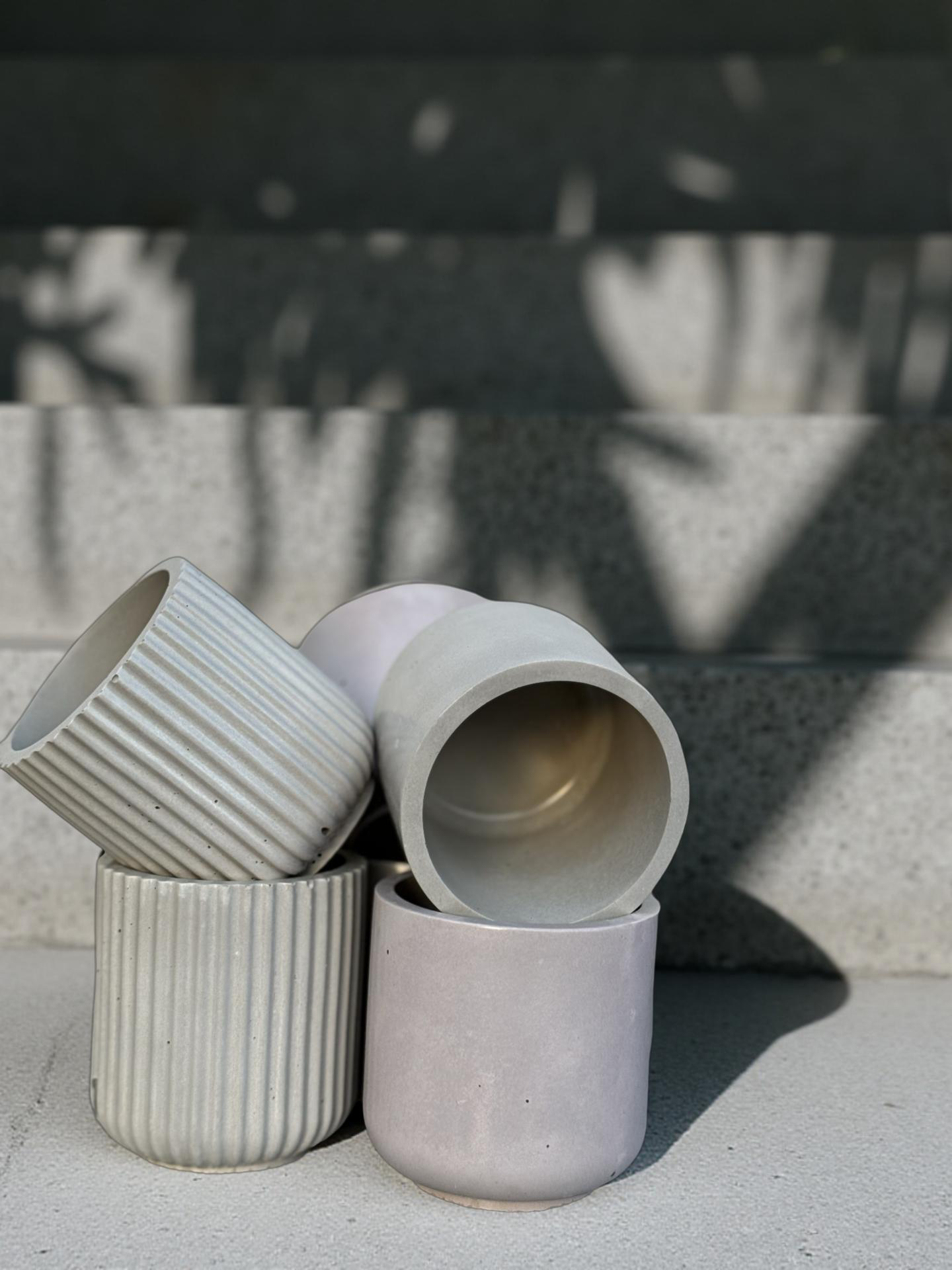 Colourfuljoy Designs - Wholesale Jar/Filled Candle - Candle empty jars/ Cement vessels/ Empty candle container 2