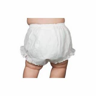 Diaper Cover Eyelet Panty, Double Seated (Pk of 4) for wholesale on Faire